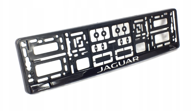 Emblem/logo til Jaguar Black & White Premium Edition i svart og hvitt for bilkarosseri og skilt