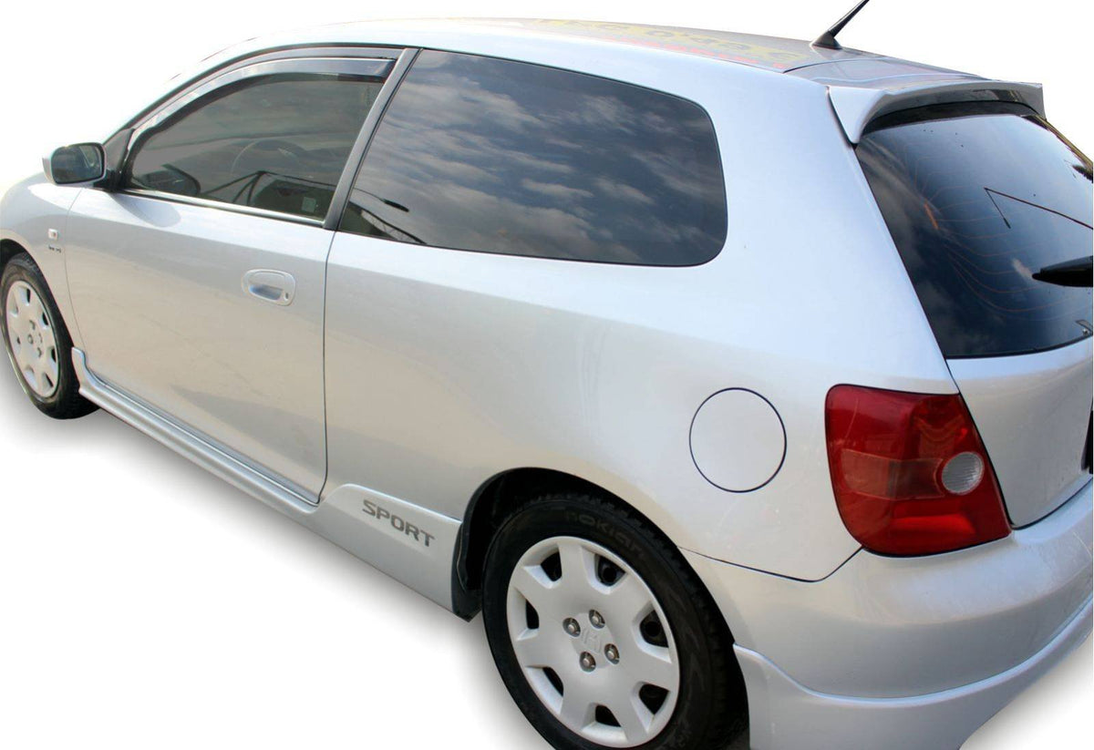 Vindavviser Honda CIVIC VII 3-dørs (2001-2005) – PMMA Plexi - nærbilde