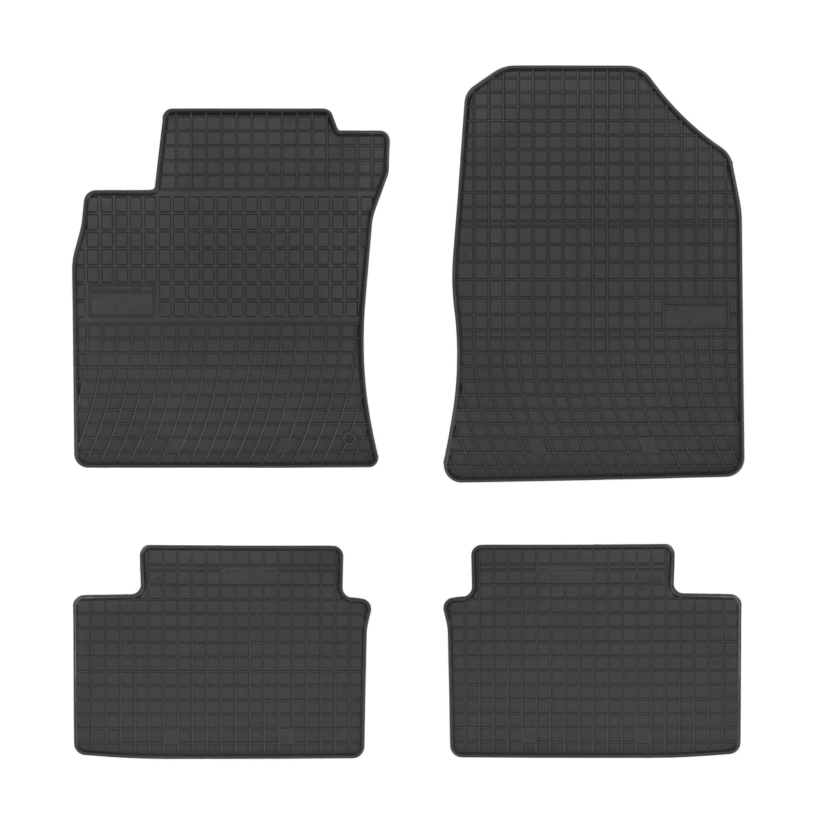 Frogum gummimatter til Kia Ceed (2018-) med 1 cm sidekant – svart, sett med 4 stk