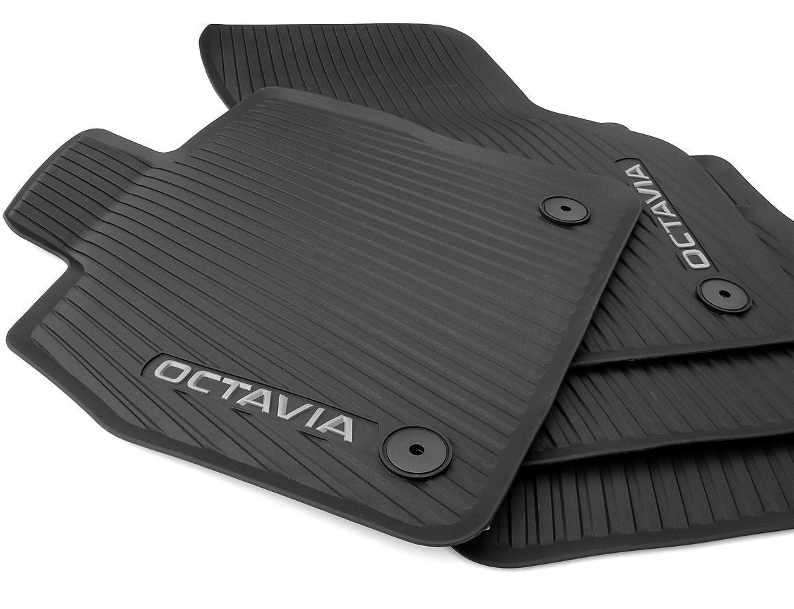 Gulvmatter Skoda Octavia IV (2019-) – HDTE - High-density Termoplast-elastomer | VAG OEM - nærbilde