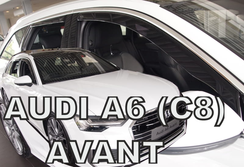 Heko vindavviser til Audi A6 C8 Avant – PMMA Plexi materiale