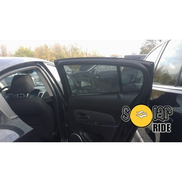 Solskjerm Chevrolet Cruze I (2008-2016) (3 stk) - sett bakfra