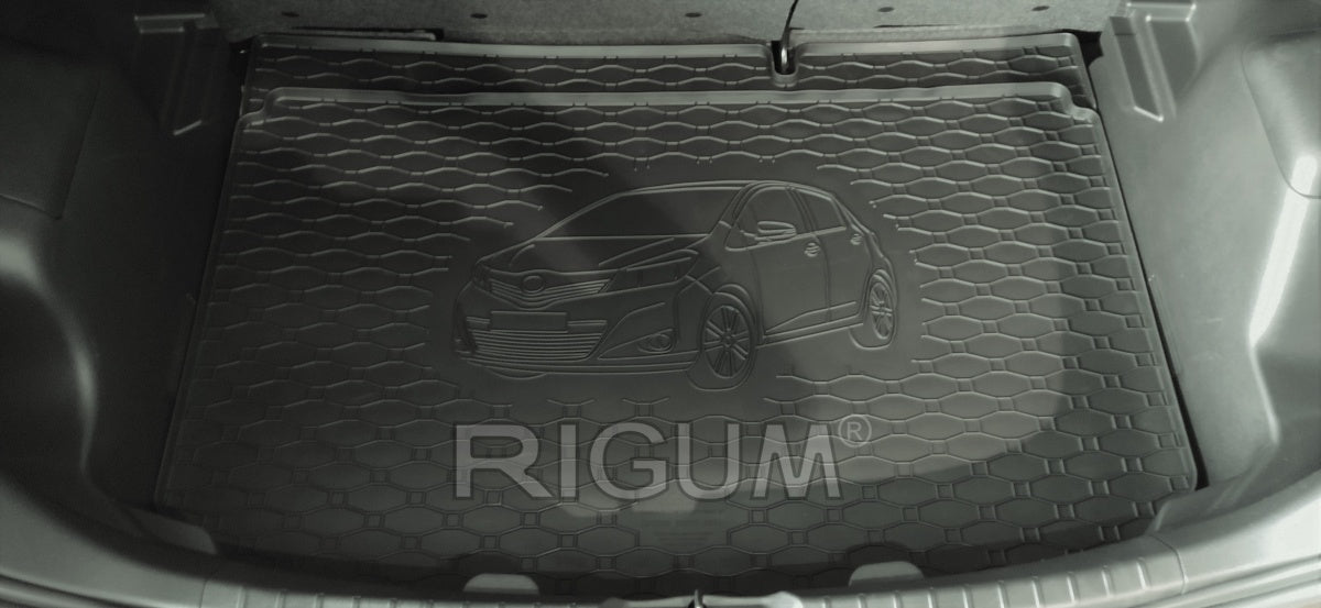 Rigum bagasjeromsmatte til Toyota Yaris – svart titanium