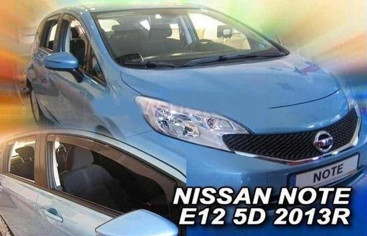 Heko vindavviser til Nissan NOTE II E12 / sett 4 stk. – PMMA Plexi