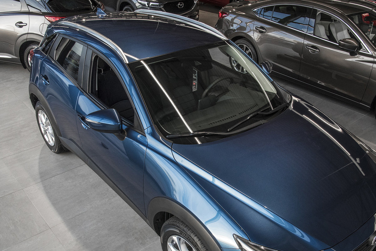 Takrails Mazda CX-3 Ventshield (2014-2023) - sett bakfra