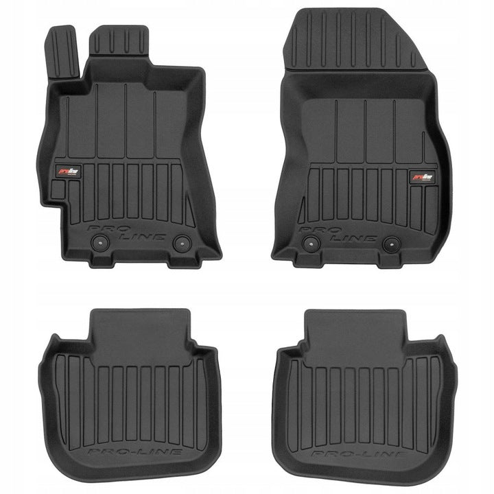 Frogum 3D Premium gulvmatter i TPE til Subaru Outback IV (BR) / Legacy V 2009-2014 – svart, 4-delers sett
