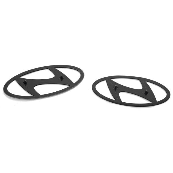 Emblem Hyundai IONIQ 6 Black matt - sett forfra