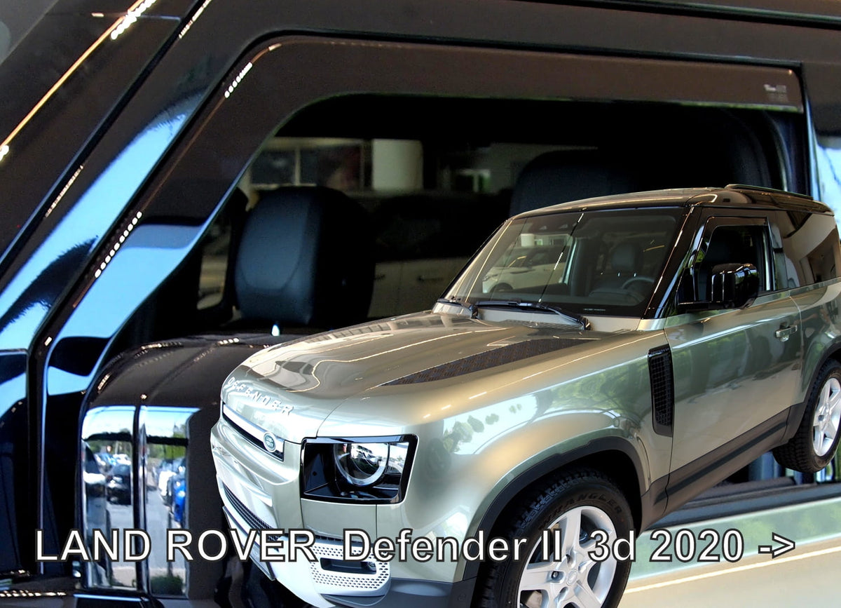 Heko vindavviser til Land Rover Defender II (L663) – PMMA Plexiglass sotet svart