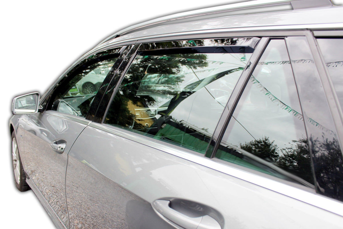 Vindavviser Mercedes E-Klasse W212 Stasjonsvogn / sett 4 stk. (2009-2016) – PMMA Plexi - detaljer