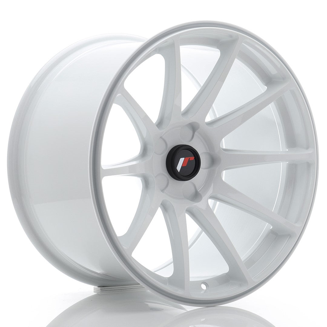 Felg JR Wheels JR11 18x10,5" White – sett forfra