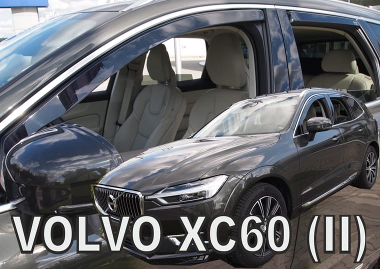 Heko vindavviser til Volvo XC60 II / sett 4 stk. – PMMA Plexi