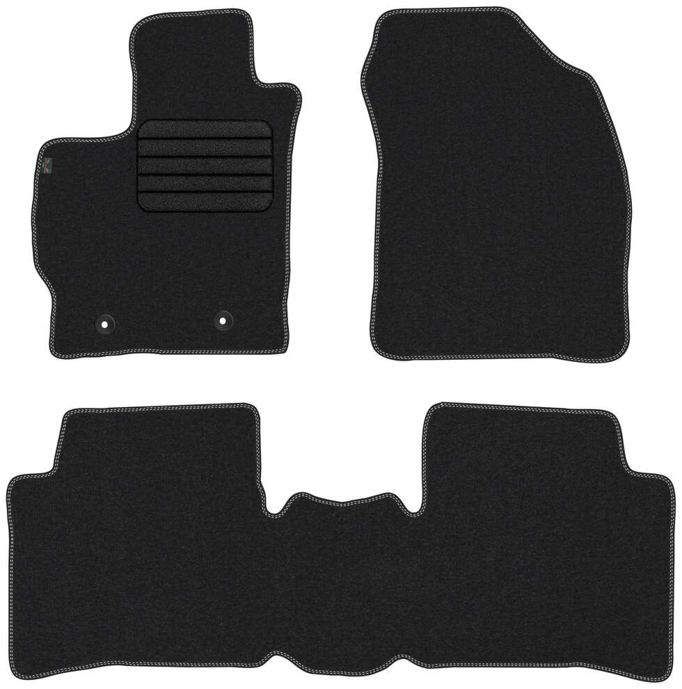 Unknown stoffmatter til Toyota Prius – premium velour tekstil