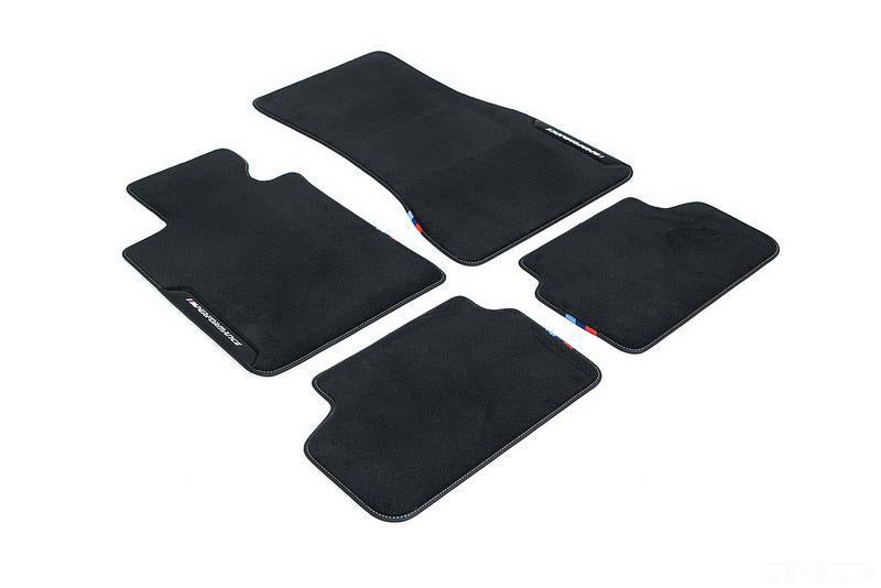 BMW OEM stoffmatter til Bmw 3 (G20/G21) / M3 (G80) – titanium black med M Performance logo