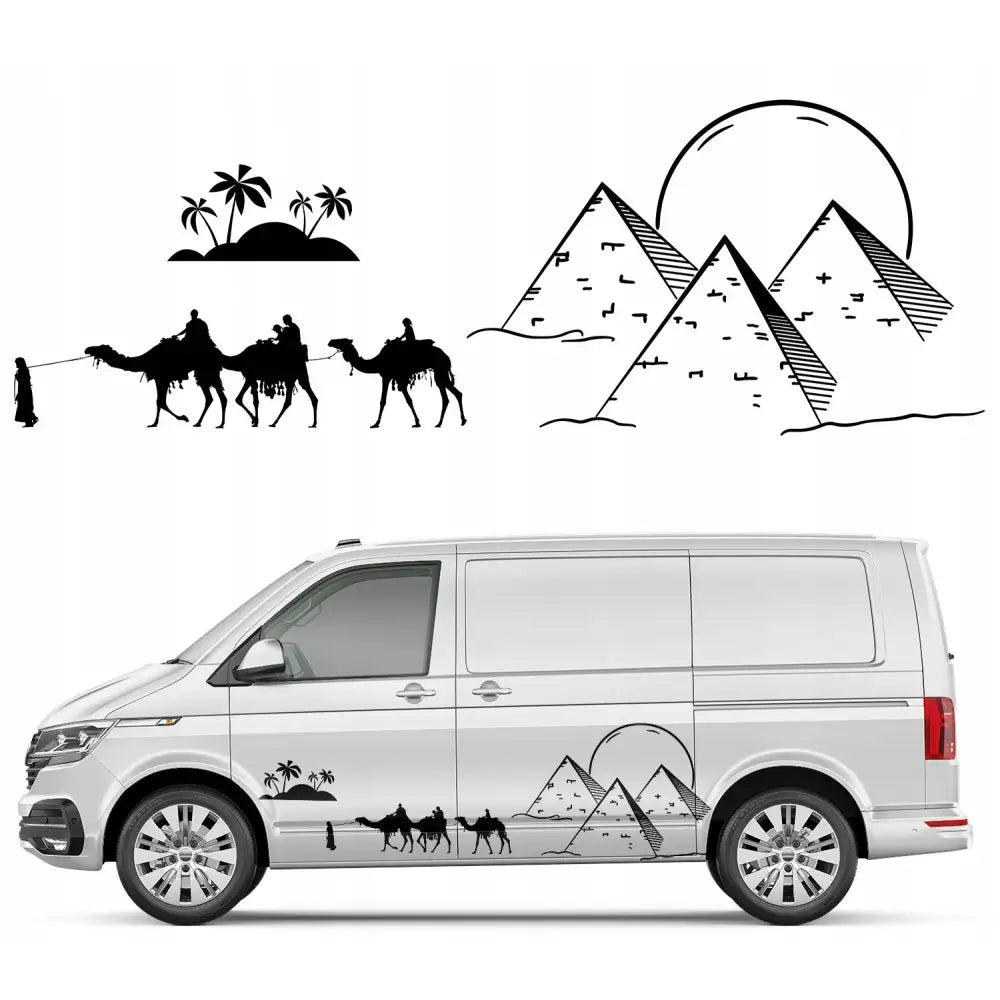 1x Bildekal Egypt Pyramider 84x154 Cm