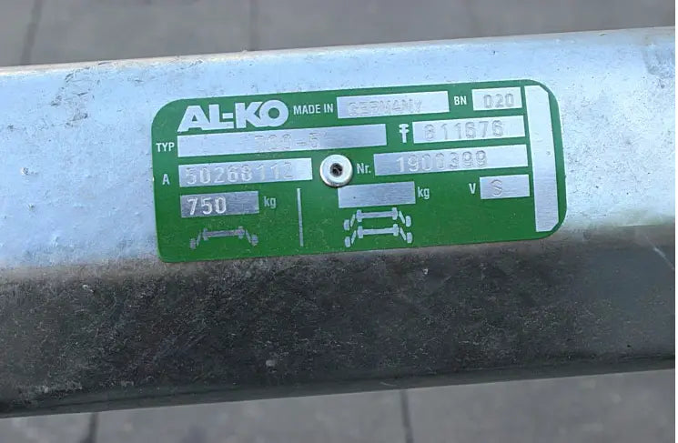 Ubremset aksel for tilhengere AL-KO 750 kg A1450 C1820 mm 4x100 optima | Nomax.no🥇_1
