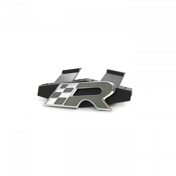 Emblem/logo til Seat Leon (1P) CUPRA Glossy Chrome / / Galena i Satin Black utførelse, perfekt til frontgrill