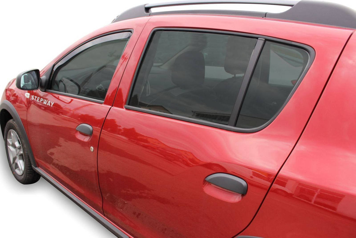 Vindavviser Dacia LOGAN II 4/5-dørs 2013→STV / MCV sett 2 stk. – PMMA Plexi - detaljer
