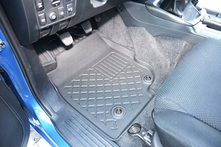 Gulvmatter Toyota Hilux VII (2005-2015) – TPE antiskli luktfrie gummi - sett forfra