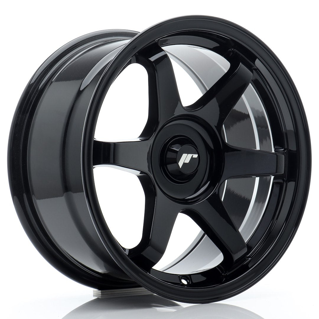 Felg JR Wheels JR3 16x8" Black – sett forfra