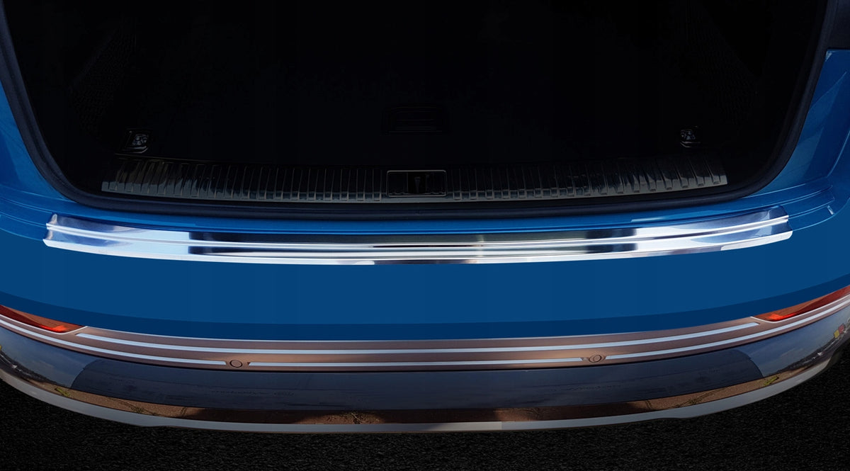 Avisa bakfangerbeskytter til Audi e-tron / Q8 e-tron – børstet stål overflate