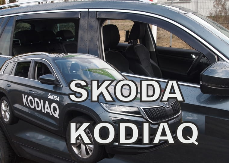 Heko vindavviser til Skoda Kodiaq I – røykfarget plexi