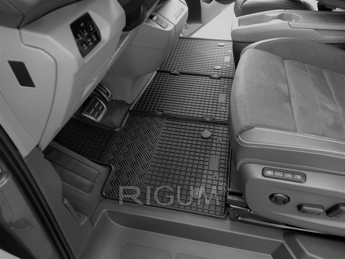 Rigum gulvmatter til Vw T7 Multivan – luktfrie gummi