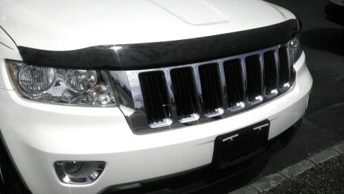 HD panserbeskytter i akryl til Jeep Grand Cherokee (WK2) IV - sort gloss, beskytter mot steinsprut og insekter