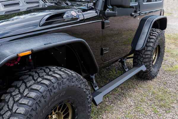 Stigtrinn Jeep Wrangler JK Ventshield (2006-2018) - sett bakfra