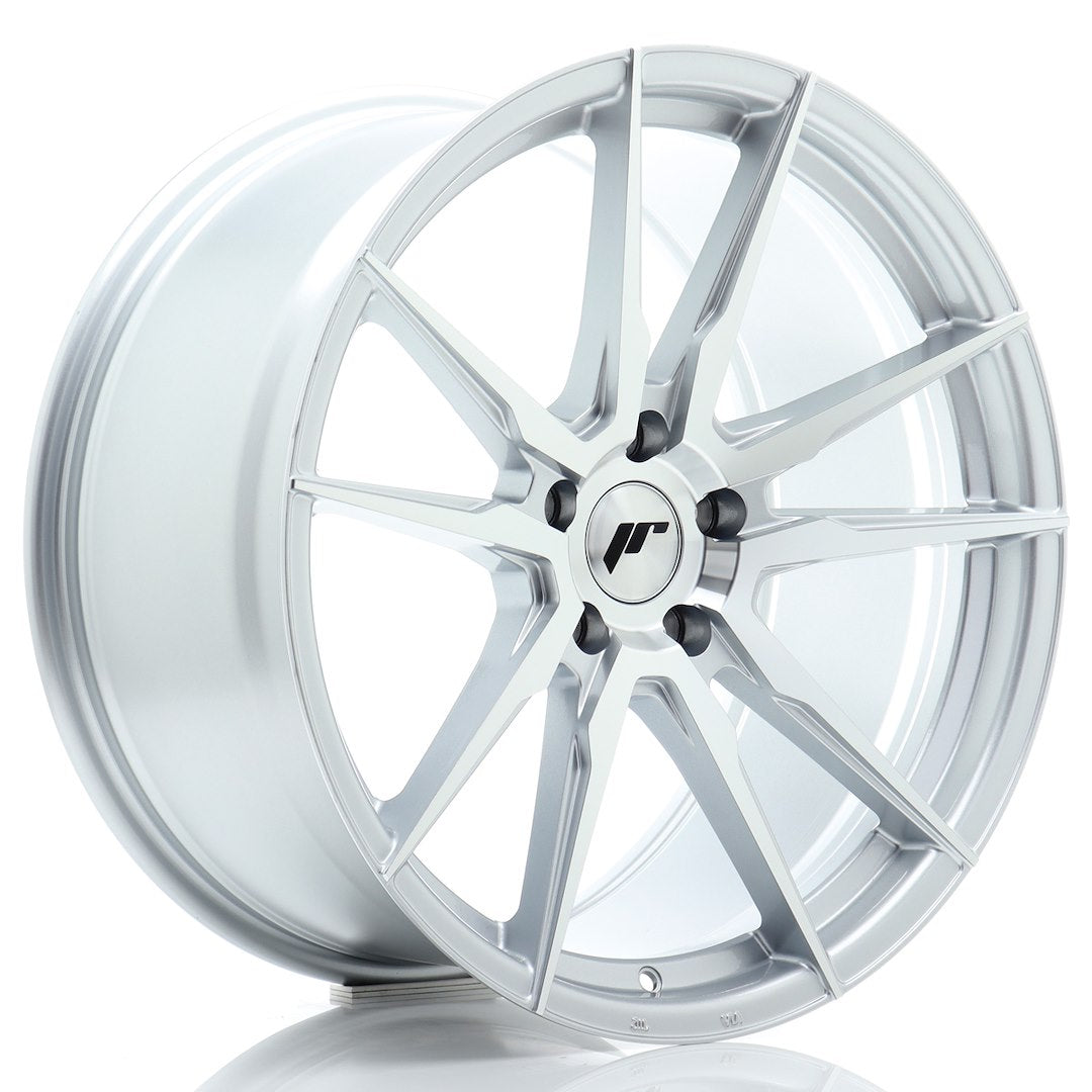 Felg JR Wheels JR21 20x10" Silver – sett forfra