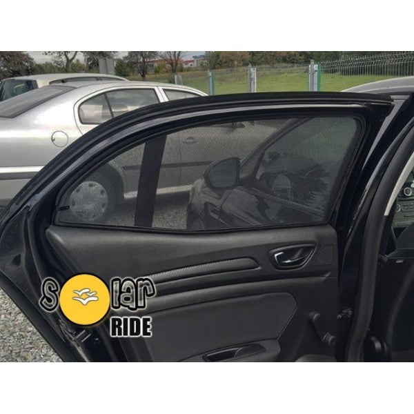 Solskjerm Renault Megane Hatchback IV (2015-) (3 stk) - sett forfra