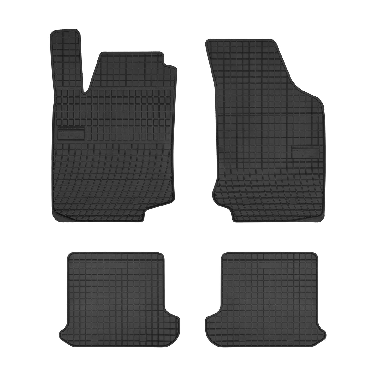Frogum gummimatter til VW Golf III (1991-1999) – svart sett med 4, sidekant 1 cm, vanntett