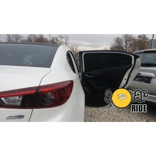 Solskjerm Mazda 3 Sedan III (2013-2018) (2 stk) - sett forfra