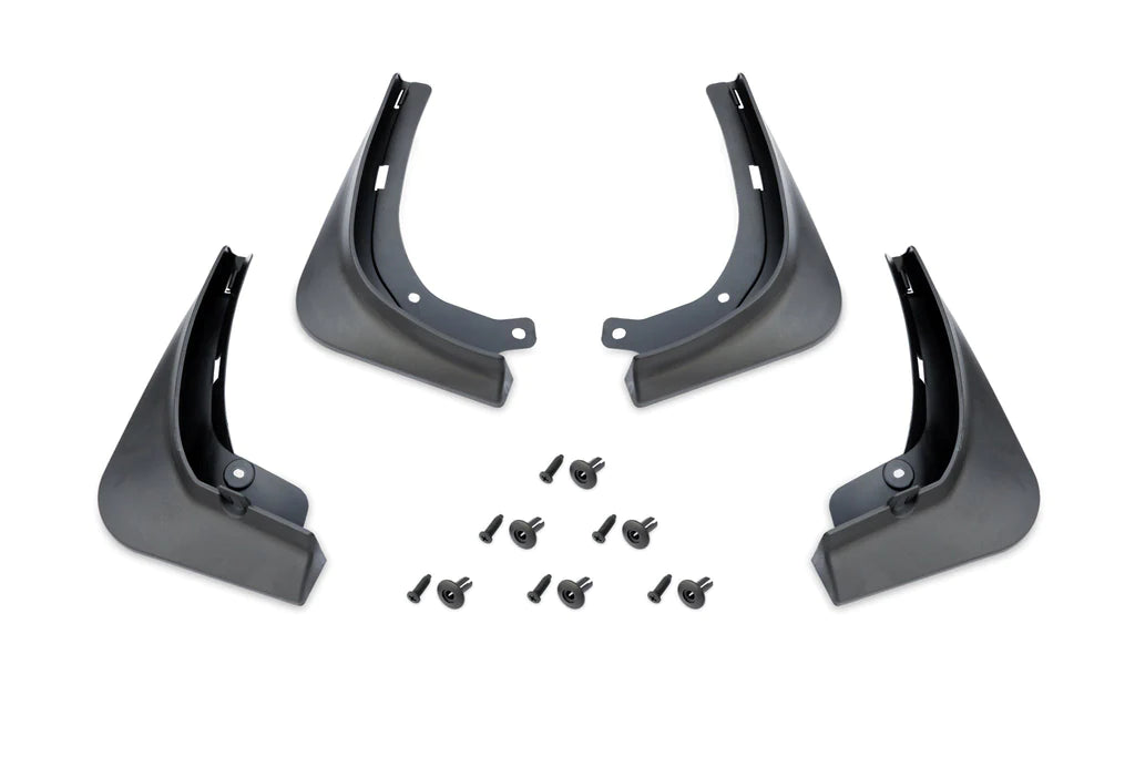 Skvettlapp Tesla Model 3 / sett 4 stk. (2017-2023) – (PU) polyuretan + ABS Automotive - detaljer