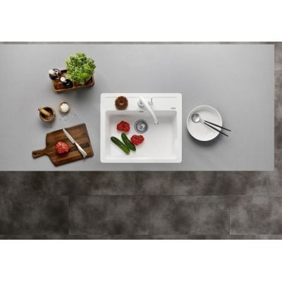 Blanco Legra 6 granittkompositt kjøkkenvask i hvit med én kum 585x500 mm