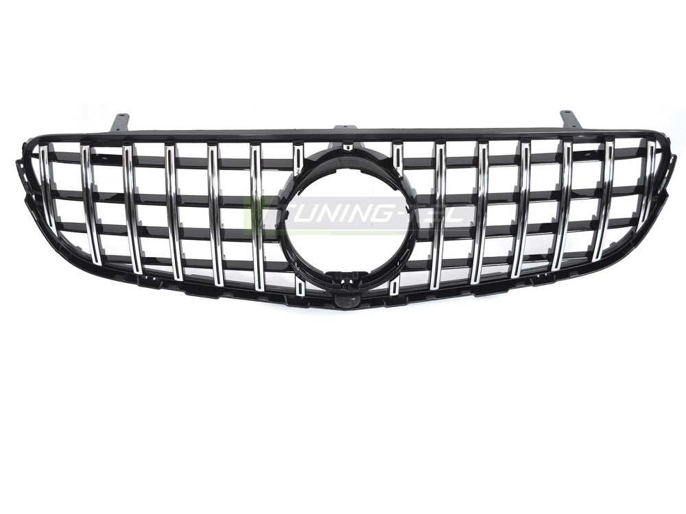 Detaljbilde av Grill Mercedes GLC W253 SUV+Coupe 15-18 sort/krom.