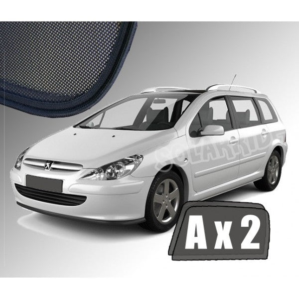 Sr solskjerm i akryl til Peugeot 307 SW (STV) som beskytter mot sol og regn og gir god ventilasjon