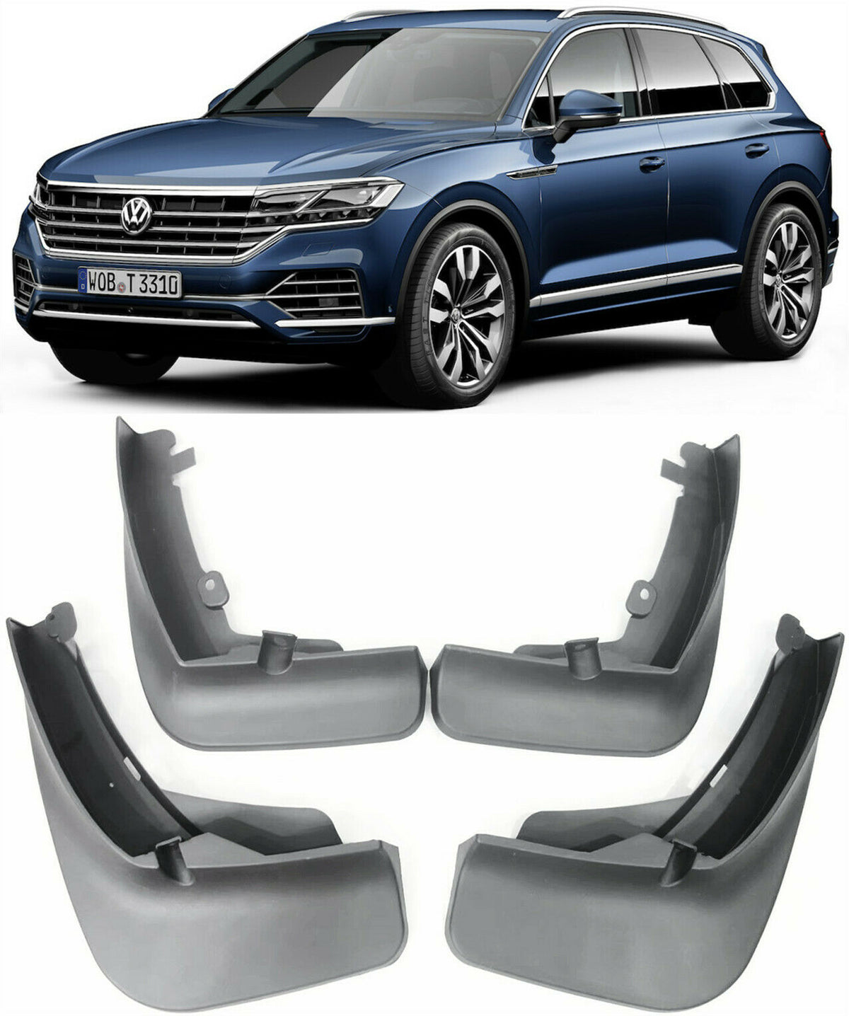 Ven-Tuning skvettlapp til Vw Touareg CR – ABS-materiale