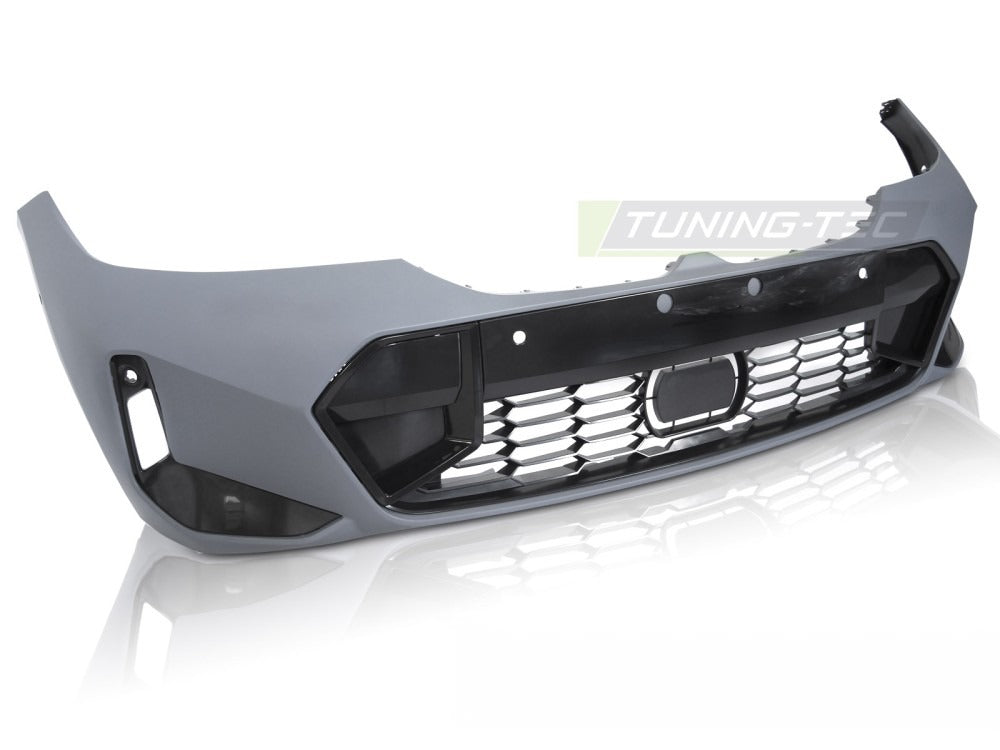 Detaljbilde av frontfanger BMW G20/G21 LCI 22-26 med detaljer.