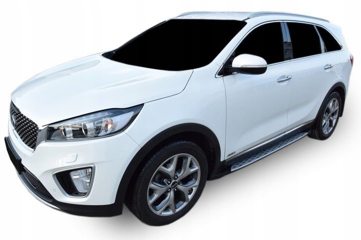 Stigtrinn Scoutt for Kia Sorento 2014-2020 i aluminium og ABS, enkel montering uten boring