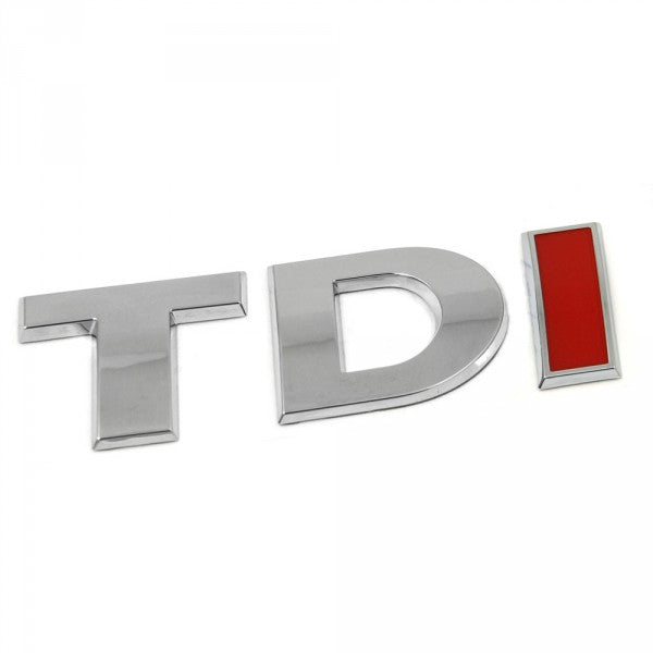 Emblem/logo til Vw Amarok > / VW Crafter 2012 -> Chrome / Red i krom og rødt for bakmontering
