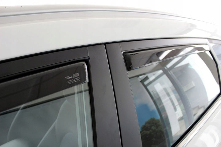 Heko vindavviser til Hyundai Tucson III / sett 4 stk. – sort/transparent