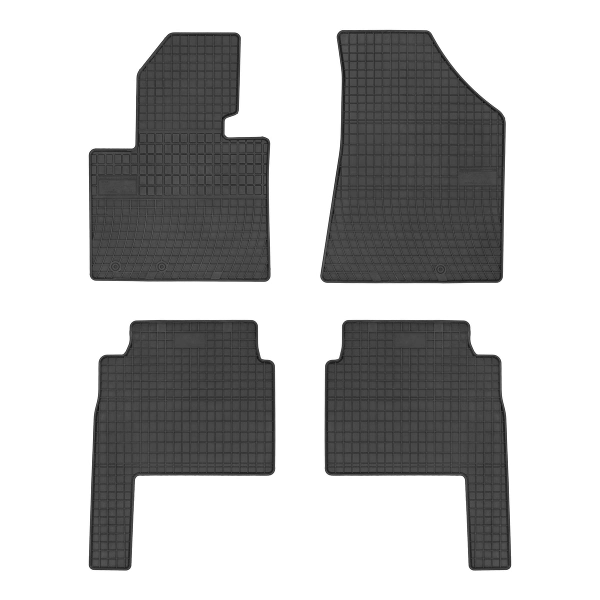 Frogum gummimatter til Kia Sorento II (2009-2014) – 4 stk, svart-anthracite, 1 cm sidekant