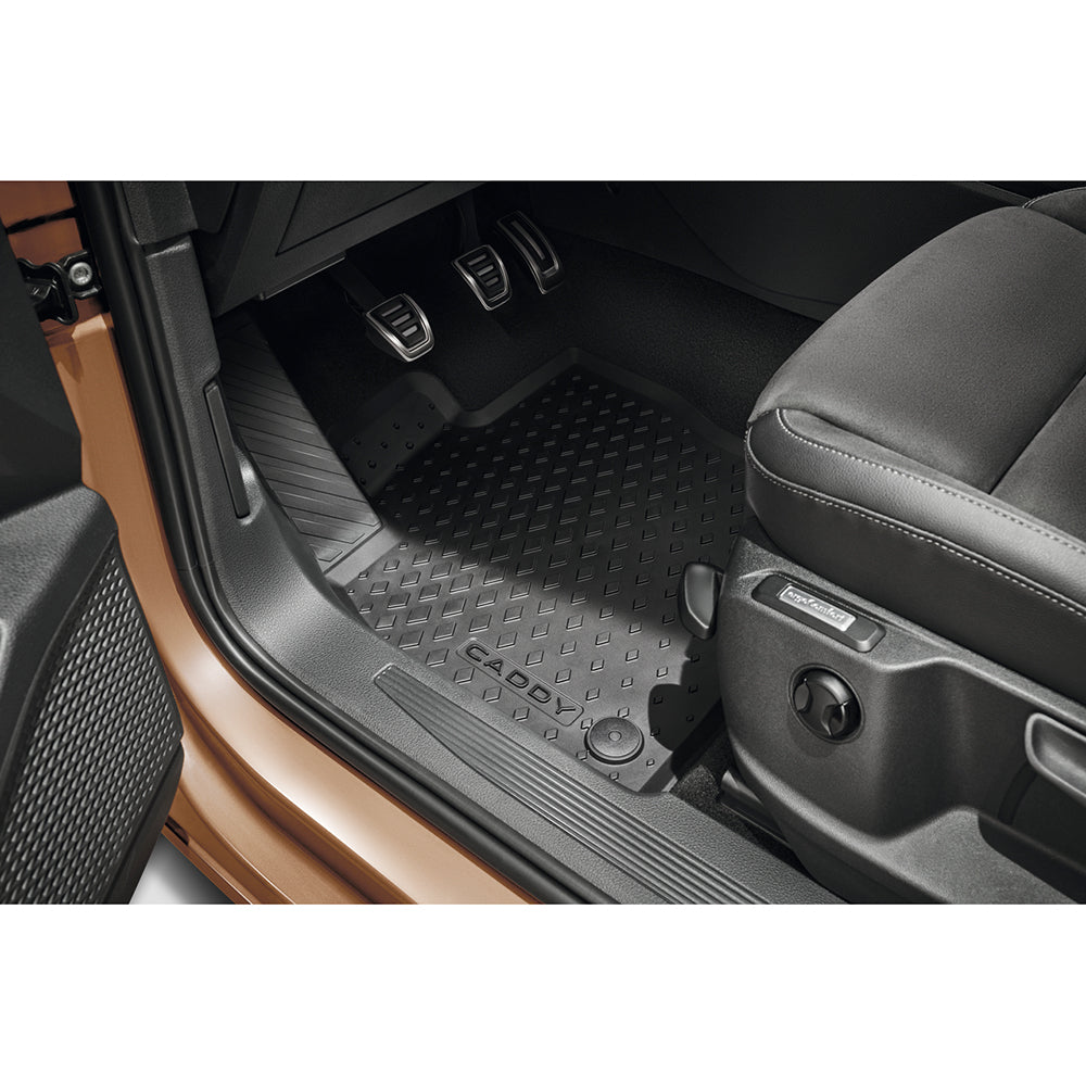 VAG OEM gulvmatter til Vw Caddy V – HDTE materiale
