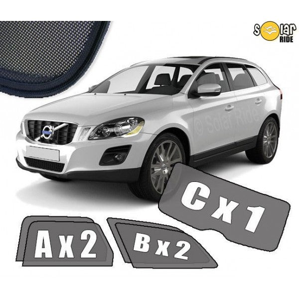 Sr solskjerm i akryl til Volvo XC60 I, vindavviser og regnbeskyttelse