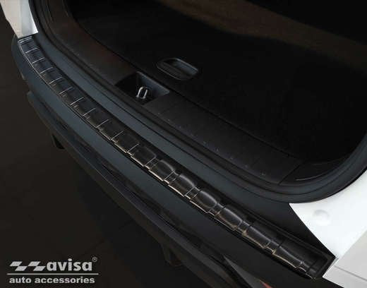 Avisa bakfangerbeskytter til Hyundai Tucson IV / Black Edition – rustfritt stål