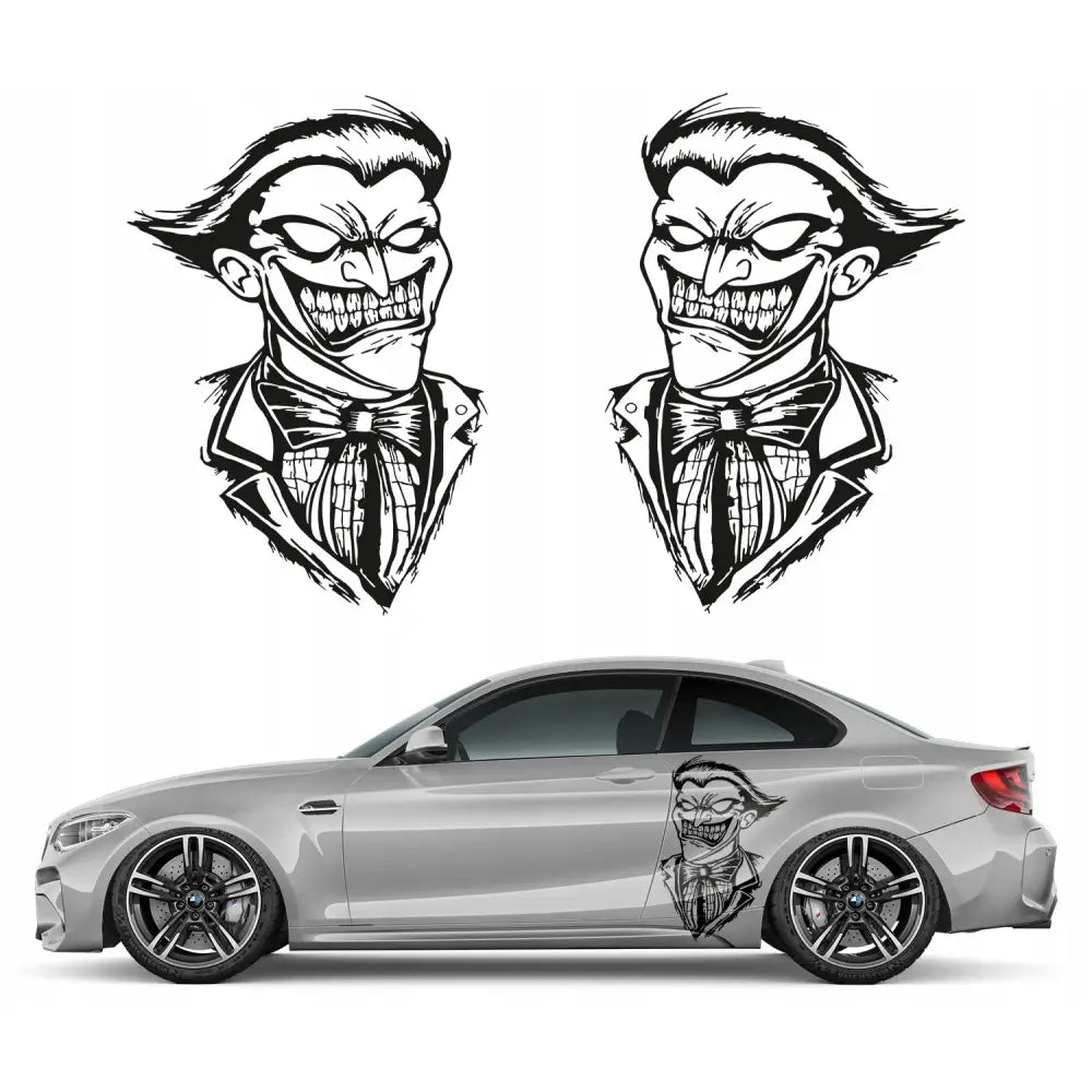 2x Joker Motiv Bildekal 45x60 Cm Mg