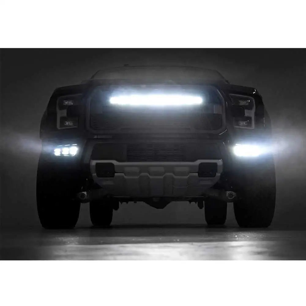 30’’ Led Kurvet Hvit Drl Front Grill Lys - Ford F150 Raptor 17-20