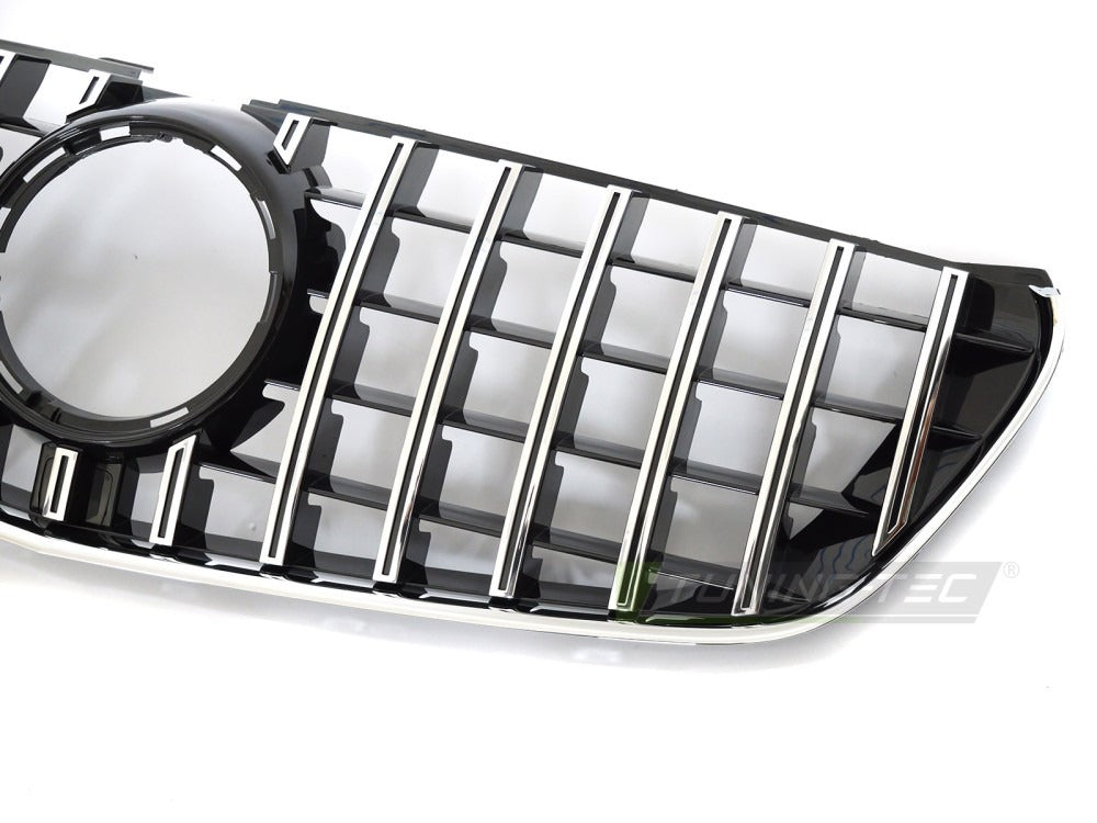 Grill Mercedes V-Klasse/Vito W447 14-19 sett fra siden, struktur synlig.
