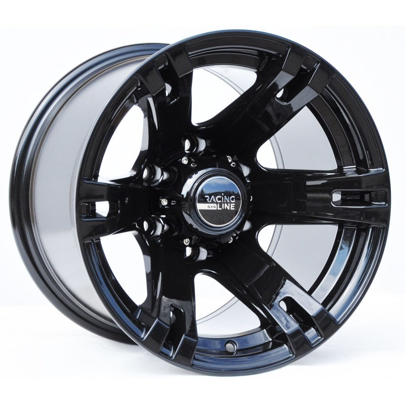 Felger 6x139,7 15x10 ET -44 110,1 svart blank