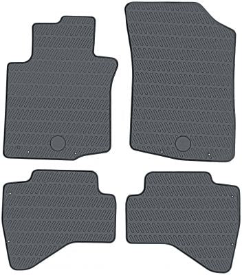 DomLine gummimatter til Citroen C1 I (2005-2014) – luktfri TPE, sklisikker, vanntett, svart
